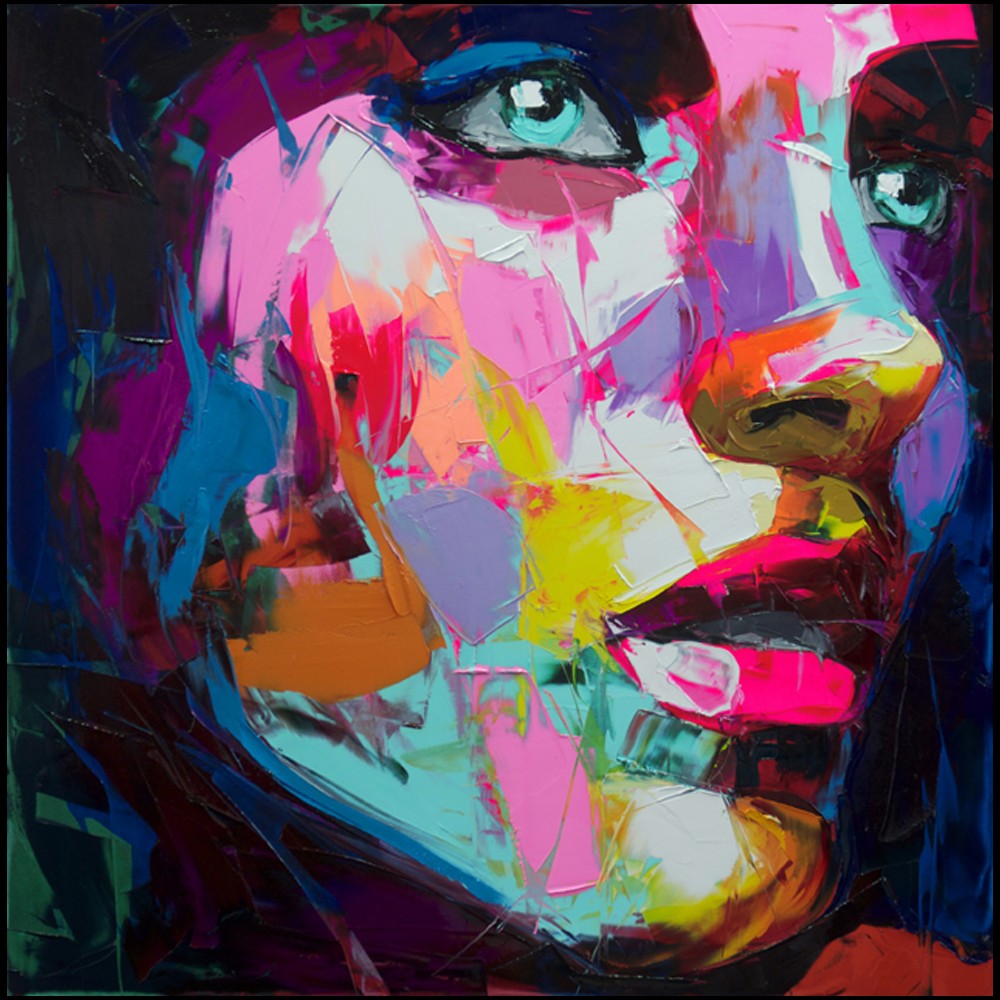 Francoise Nielly Portrait Palette Painting Expression Face137